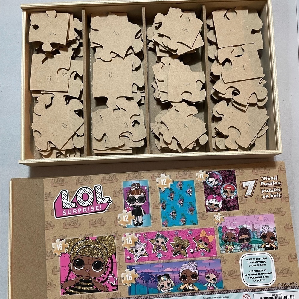 LOL SURPRISE! // 7 Wood Puzzles